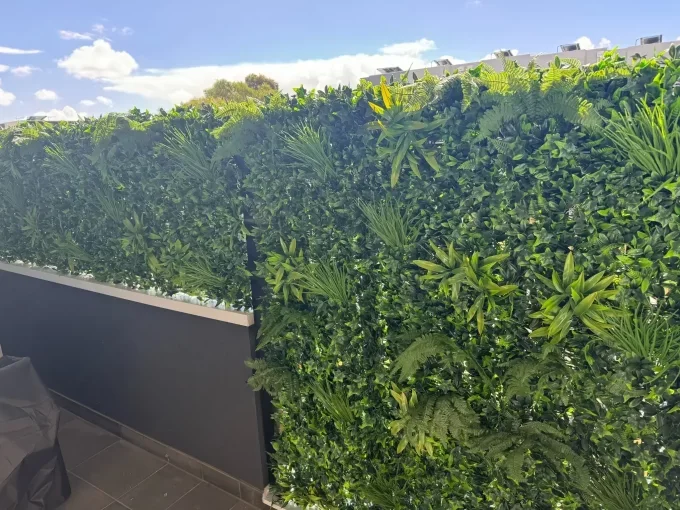 Luxury Green Tropics Wall Fence