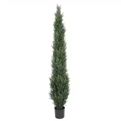 Steel Pipe Cypress Tree 180CM Height Outdoor UV Protected