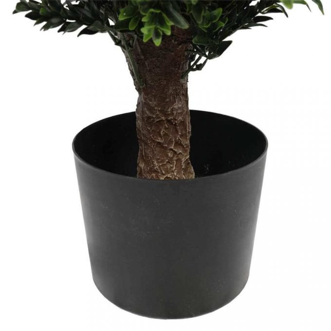artificial topiary shrub pot