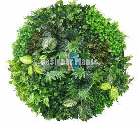 Mixed Ivy and Philodendron Artificial disk