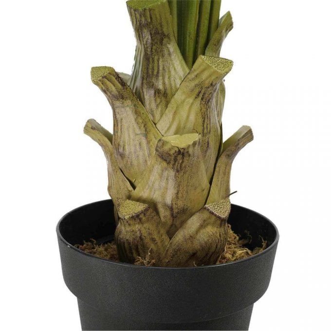 trunk - potted fake kentia palm tree