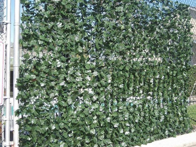 Fake ivy fence wall