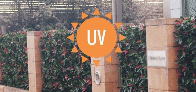 UV treated artificial plants