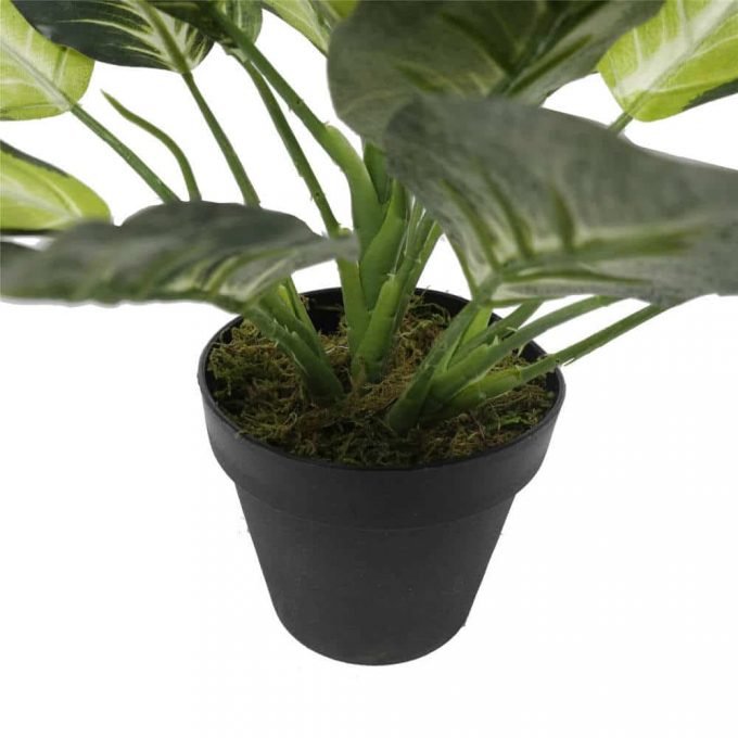 fake potted lily plant