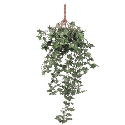hanging artificial dark green ivy bush