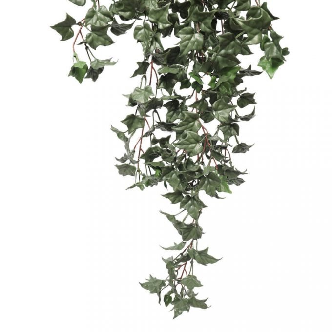 dark green artificial ivy bush leaves