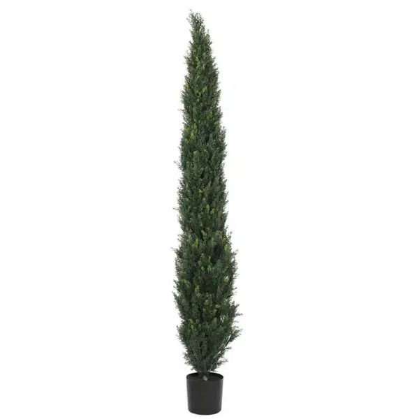 outdoor faux pine tree