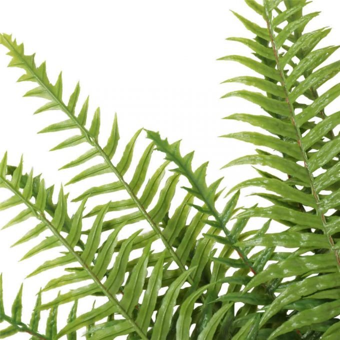 Artificial fern stem for outdoors