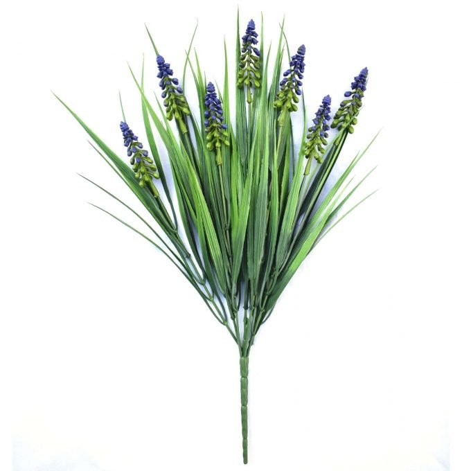 Dense English Lavender Fake Plant Stem