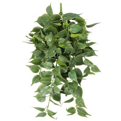 Nearly Natural Artificial Hanging Philodendron Bush 75cm