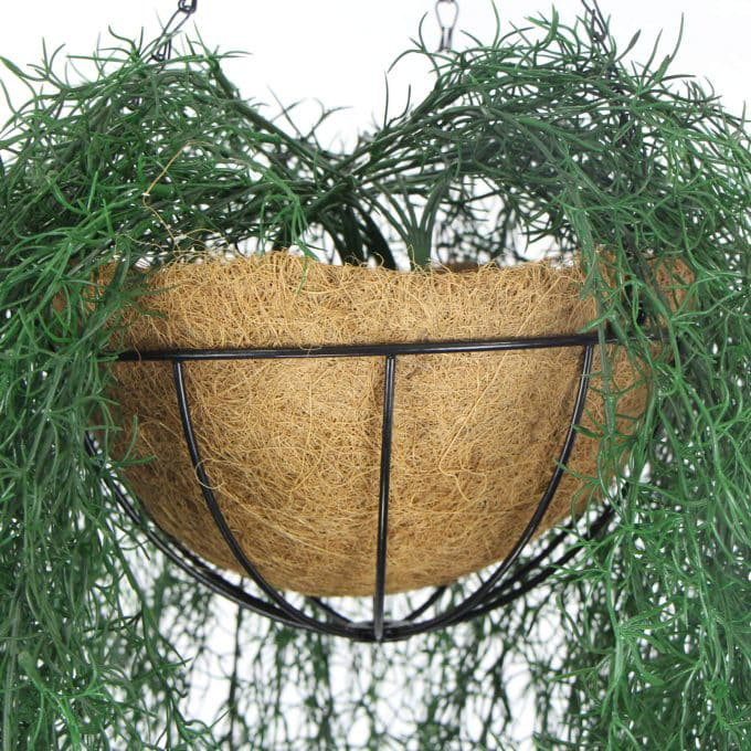 Artificial Spanish Moss Old Mans Beard Hanging Vine Basket