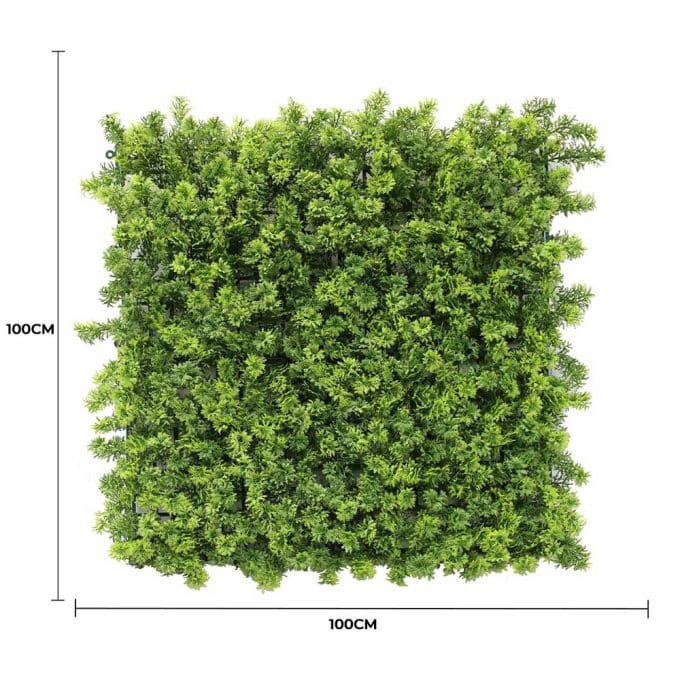 Green Moss Panel UV Resistant 100cm x 100cm (Back Order Only)