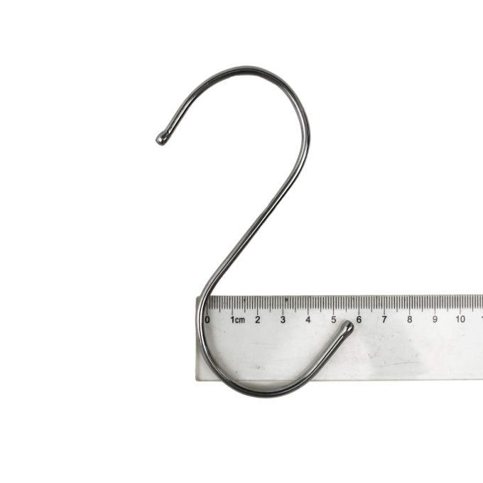 6cm Wide Stainless Steel Hanging S Hook