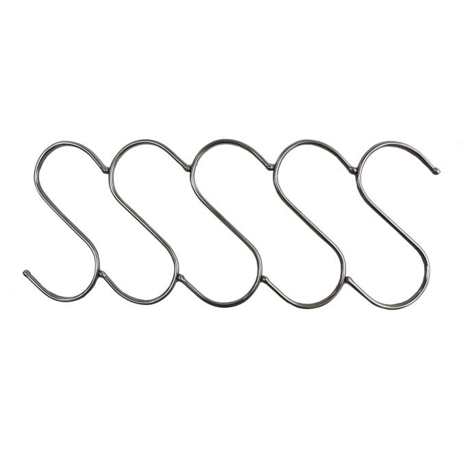 Stainless steel hanging S Hooks 5 pieces