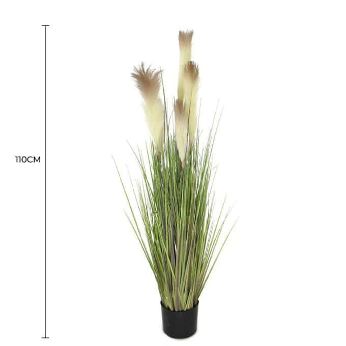 Potted Flowering Artificial Foxtail Plant 110cm