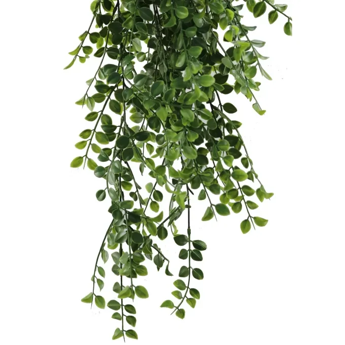 Hanging Artificial Pearls Mixed Green Hanging Leaves Hanging Foliage View