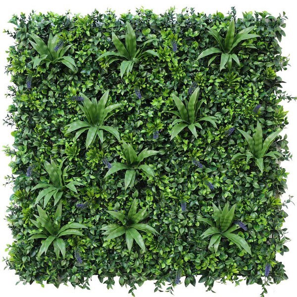 lavender artificial green wall panel