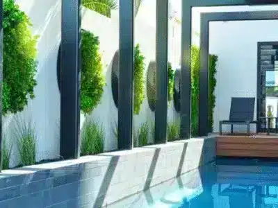 Artificial Greenery Poolside