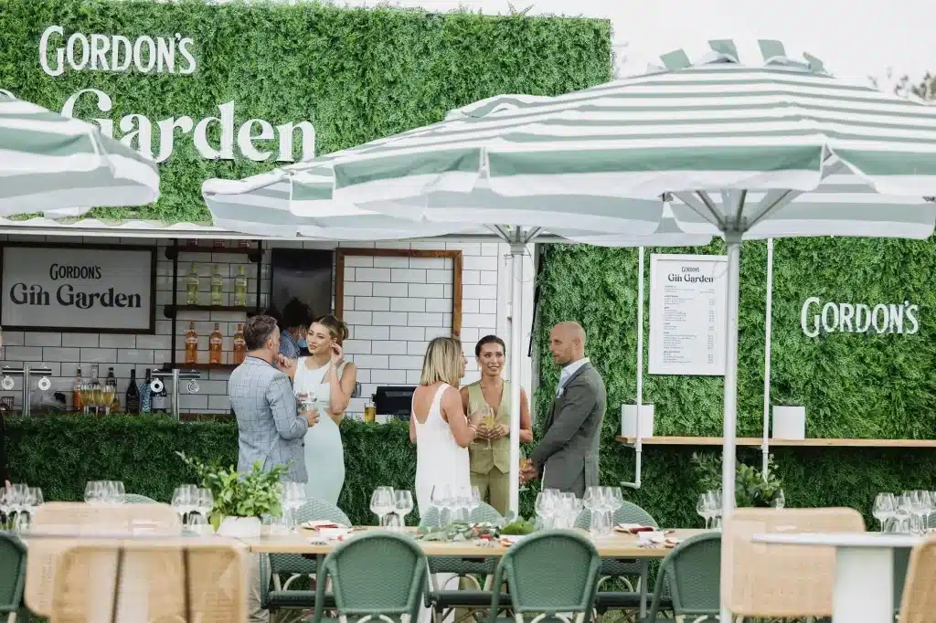 Artificial Green Wall Installed Onto An Event BackdropTEST