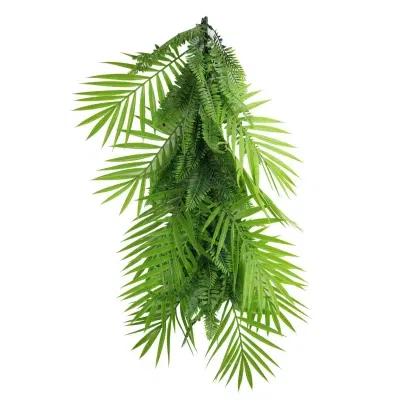 Artificial Bright Palm and Fern Hanging Plant Vine