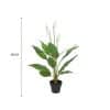 Artificial Flowering White Peace Lily Calla Lily 95cm