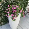 Artificial Petunia Hanging Basket UV Resistant 28cm (1)