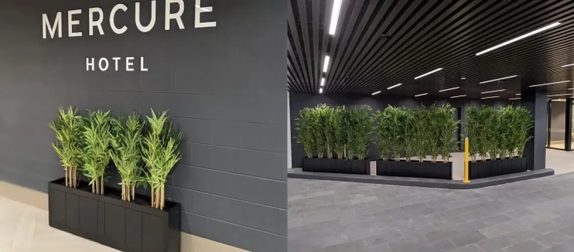 Artificial Plants Case Study of Mercure Hotel by Designer Plants