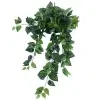 Artificial Watermelon Peperomia Hanging Vine Faux Philodendron Bush