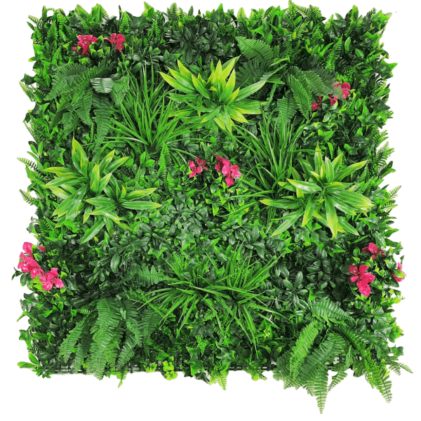 Flowering Lilac Vertical Garden / Green Wall UV Resistant 100cm x 100cm Panel