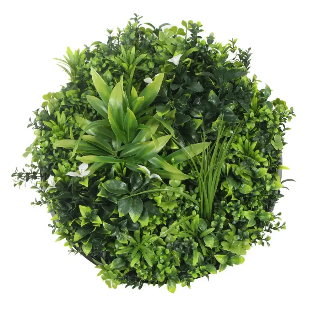 Artificial green wall disc