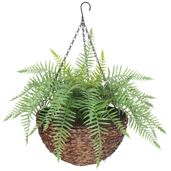 Large Artificial Hanging Basket (Fern Hanging Basket) UV Resistant