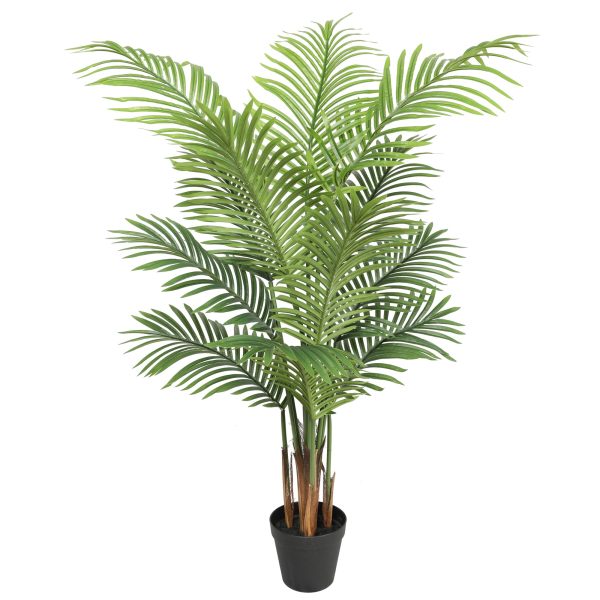 Potted Bushy Artificial Areca Palm Tree 120cm