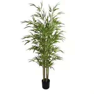 Premium Artificial Bamboo Plant Real Touch Leaves 150cm