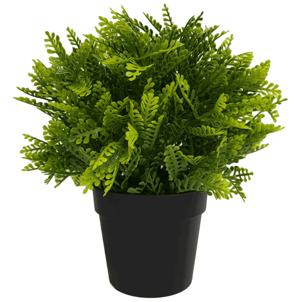 Small Potted Artificial Mimosa Fern UV Resistant 20cm