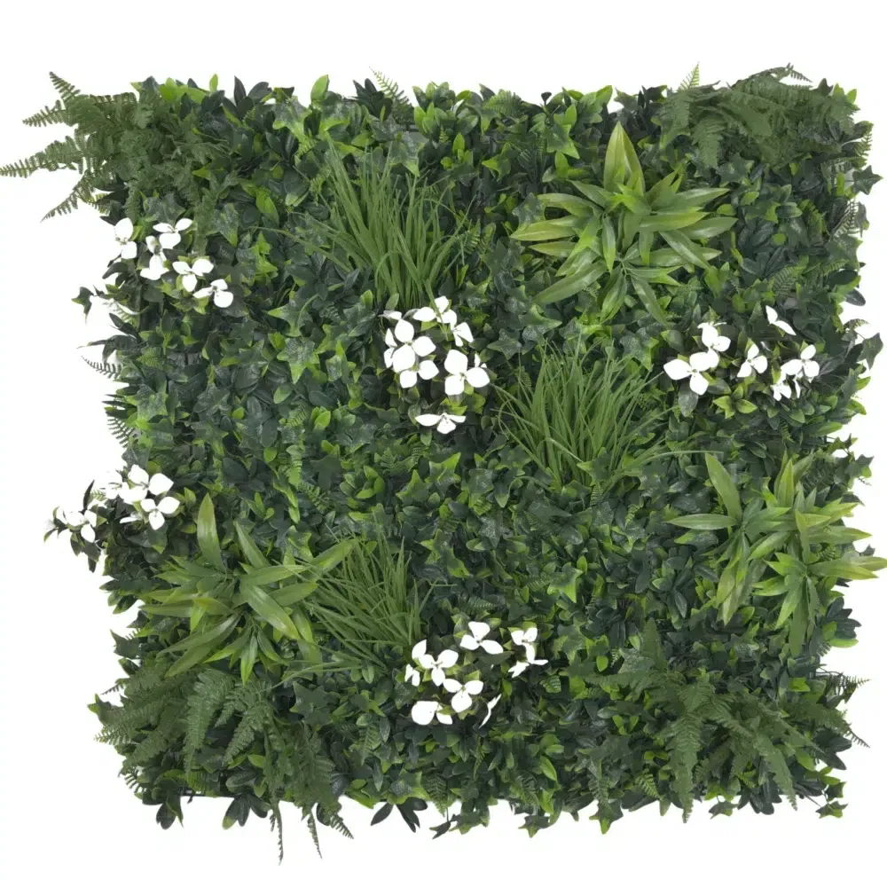 Snowy White Green Wall Plant Wall Panel From Melbourne Warehouse