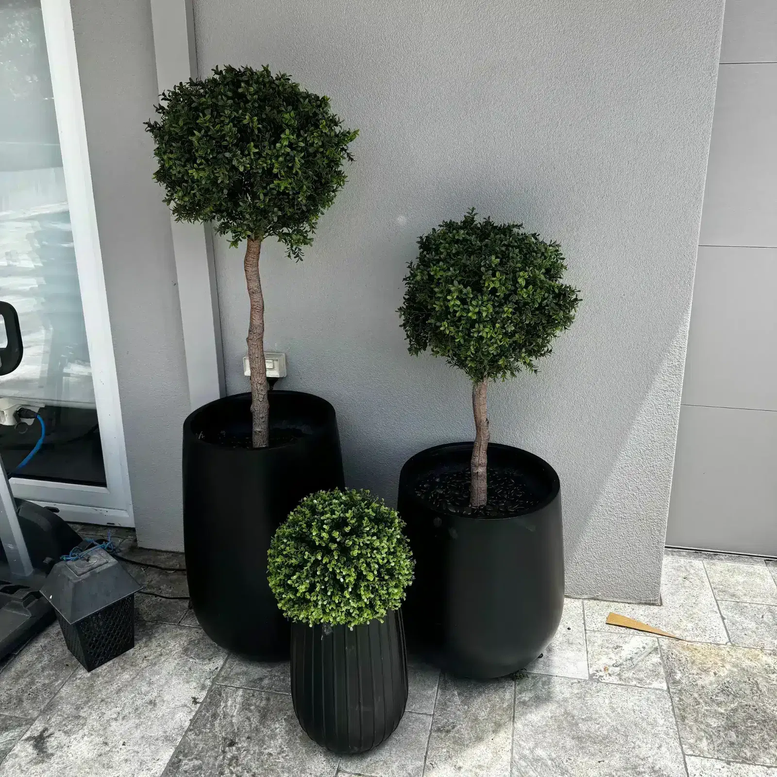 Elegant Greenery for a Sophisticated Home Entrance