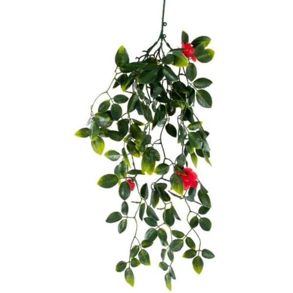 Red Mixed Hanging Foliage UV Resistant 60cm