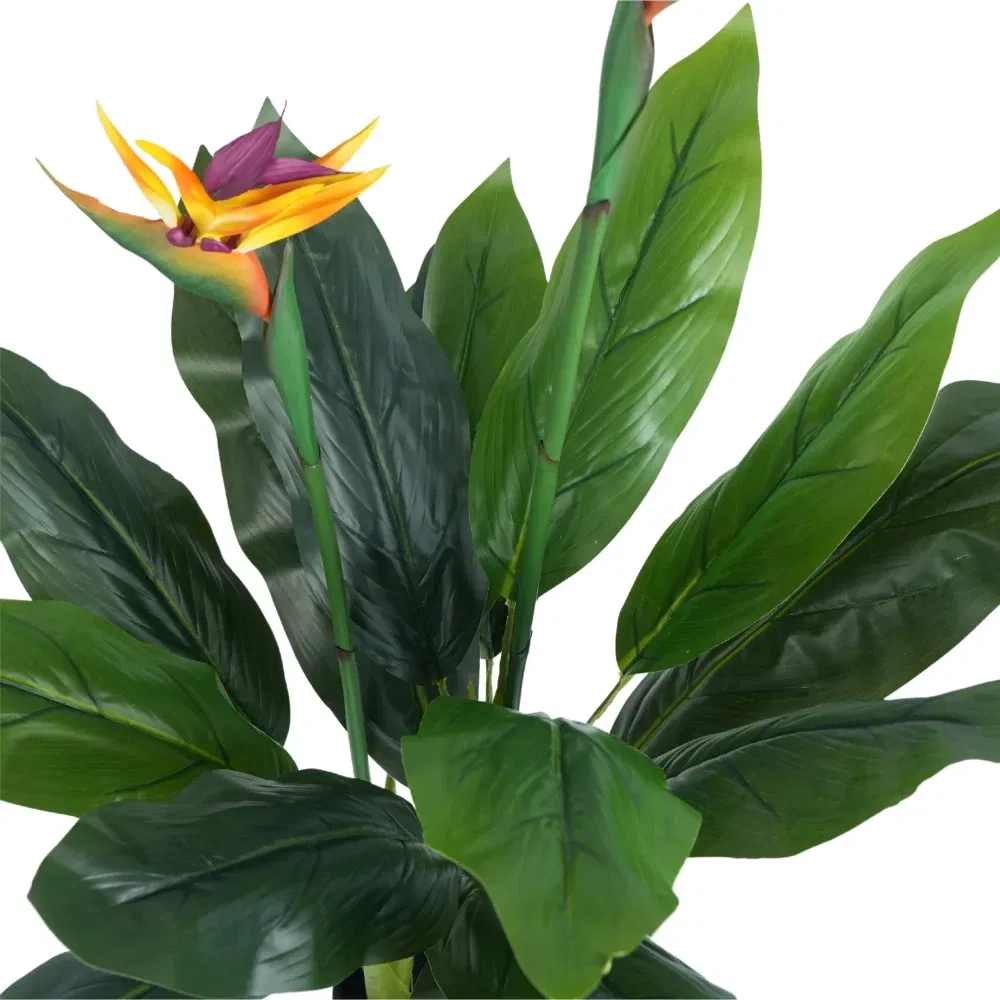 artificial bird of paradise plant pot base