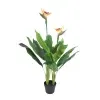 artificial bird of paradise plant side view