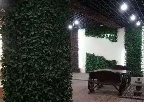 artificial plant hedges for landscaping project