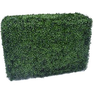 Portable Artificial Boxwood Hedge UV Resistant 75cm High 100cm Long