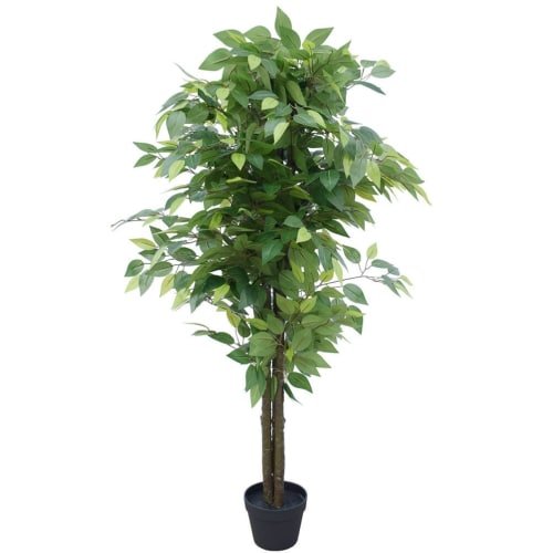 Bushy Potted Artificial Ficus Tree 140cm