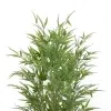 potted fake bamboo tree full view