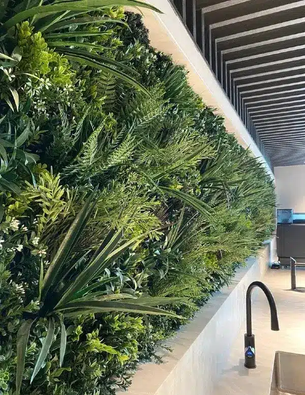 UV protected fake vertical garden