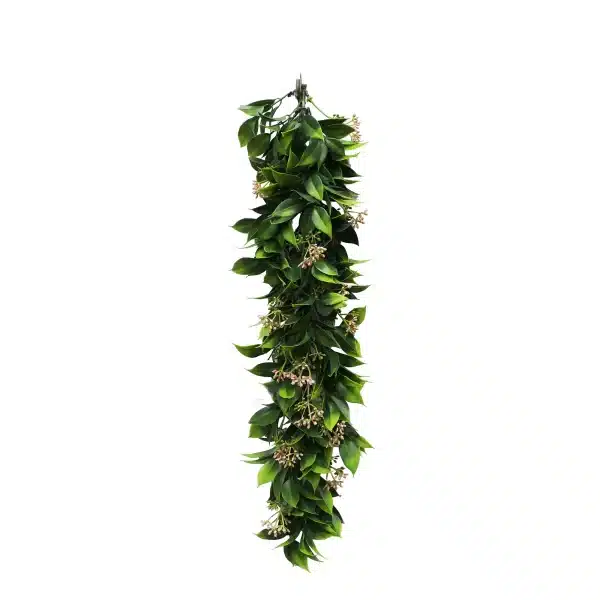 Artificial Extendable Hanging Flowering Star Jasmine Garland UV Resistant 55cm