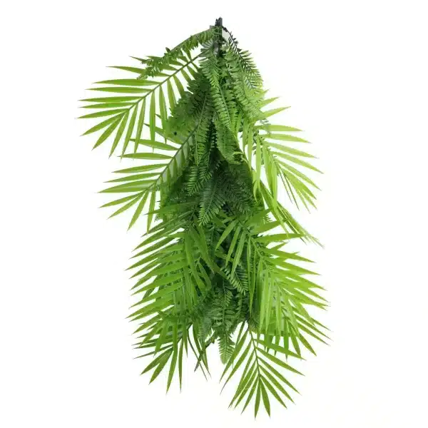 Artificial Extendable Hanging Tropical Palm and Fern Vine 55cm UV Resistant