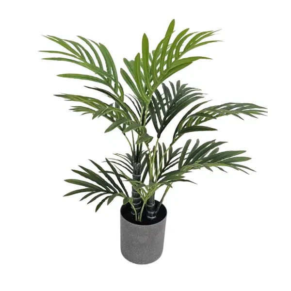 Artificial Palm Tree Potted in Decorative Pot with Lifelike Fern Leaves Cheap.webp