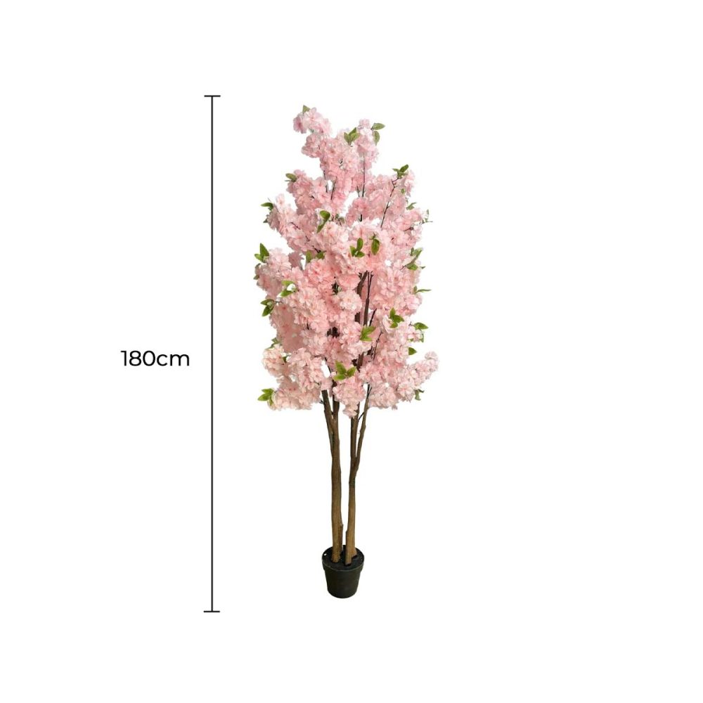 Flowering Artificial 180cm Pink Cherry Blossom Tree.jpg