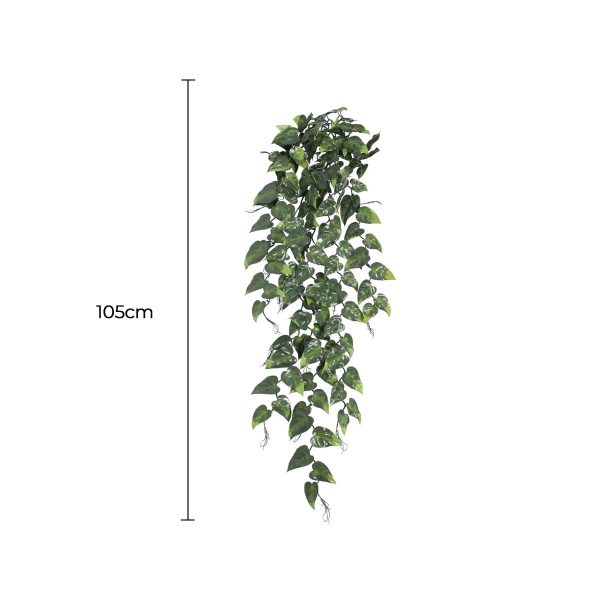 Hanging Artificial Pothos Philodendron Plant UV Resistant 105cm.jpg