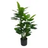 Premium Artificial Cordyline Fructicosa Green Ti Plant 90cm Side View.webp